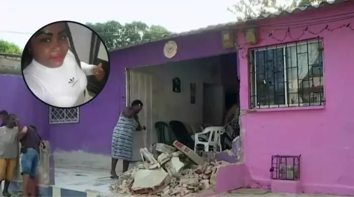 Conductor borracho se estrelló, contra una casa en Cartagena y causó muerte de joven madre